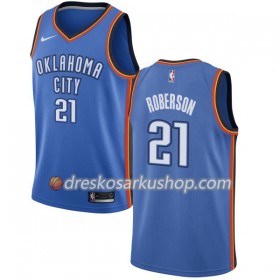 Muški NBA Dres Oklahoma City Thunder Andre Roberson 21 Nike 2017-18 Plava Swingman